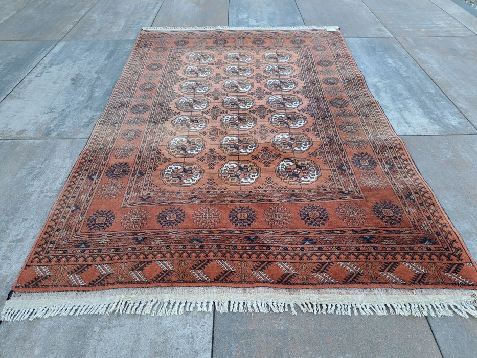 Ekskluzywny dywan afgański Buchara – ręcznie tkany | 120 × 190 cm | klasyka orientu