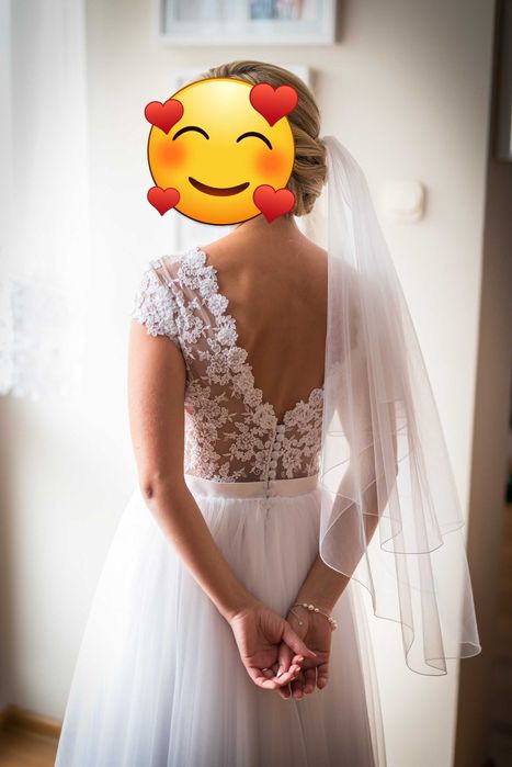 Sukienka ślubna + bolerko