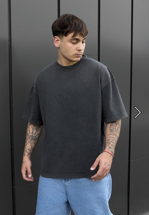 Футболка Staff va2 dark grey oversize , XL. Нова!