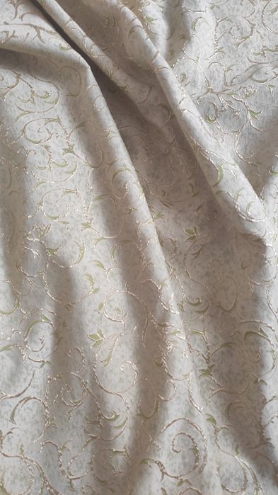 Штори оливкові кімната зал