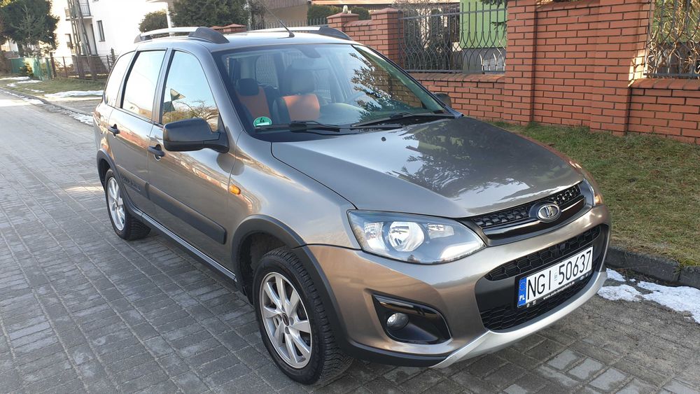 Piękna Łada Kalina Cross 1.6 98KM brązowo-beżowa Mały Przebieg !!!