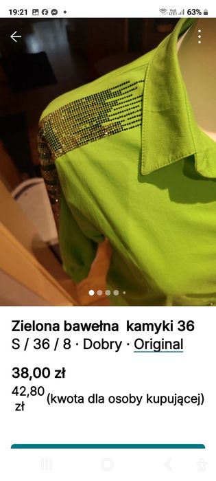 Orginal koszula rozmiar S