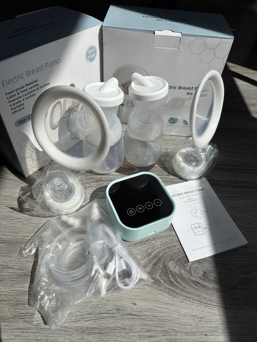 NOVA!! Bomba tira de leite Electrica Dupla azul