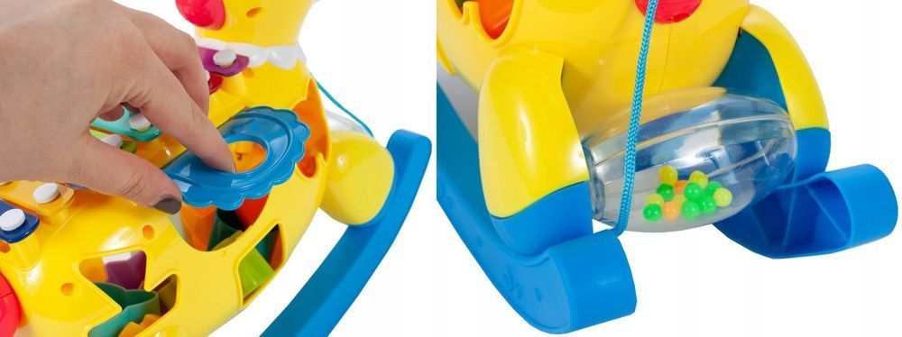 Konik Interaktywny Sorter Cymbałki Światło Dźwięk