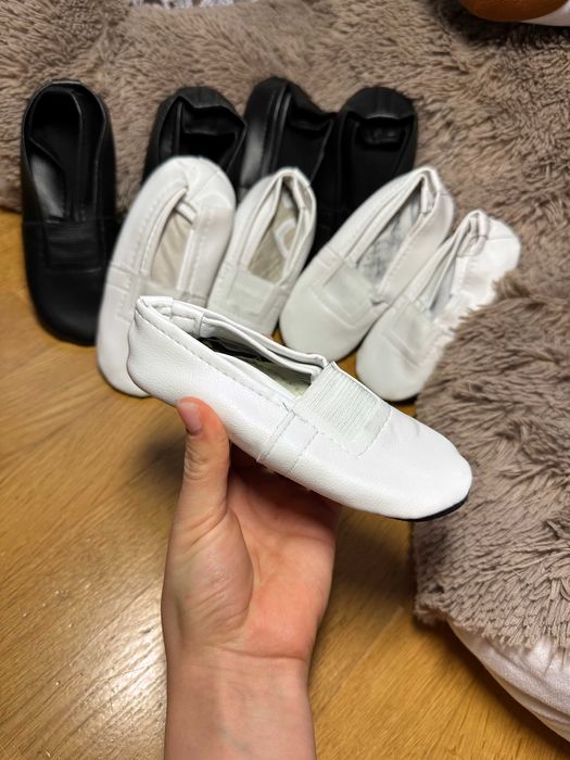 Детские чешки для занятий танцами, гимнастикой и хореографией, балетки