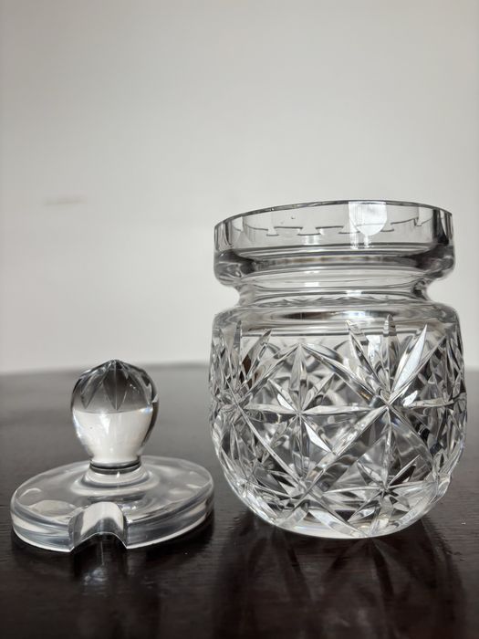 Kryształowa cukiernica PRL