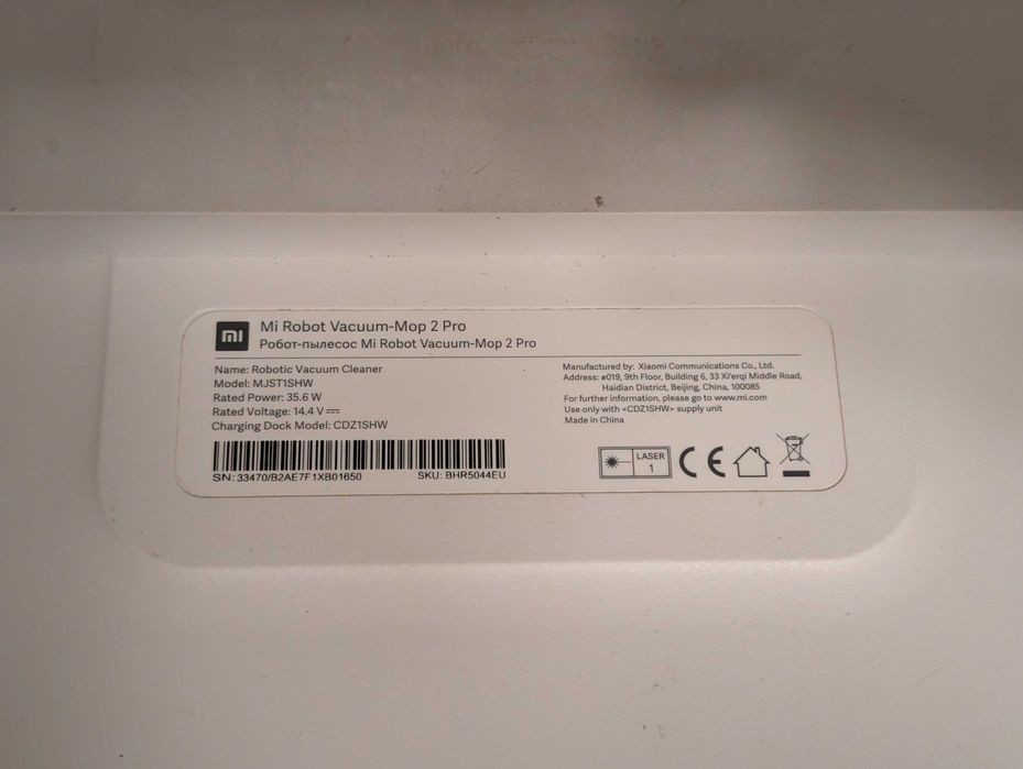 Odkurzacz robot Xiaomi Mi Vacuum-Mop 2 Pro