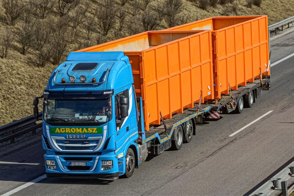 Transport niskopodwoziowy maszyn rolniczych i budowlanych