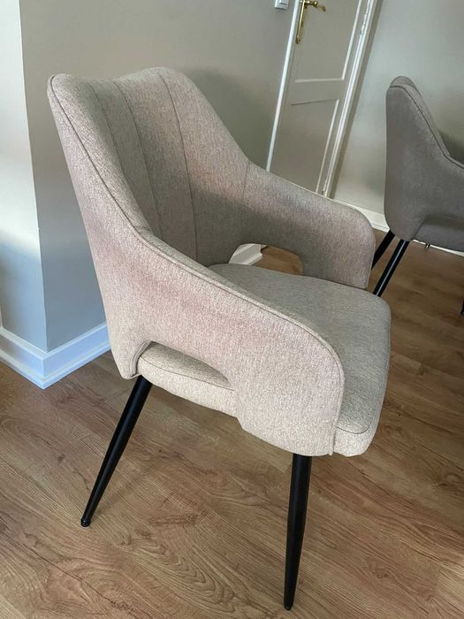 Conjunto Completo de Sala | Sofá-Cama + Mesa + 4 Cadeiras + Móvel TV