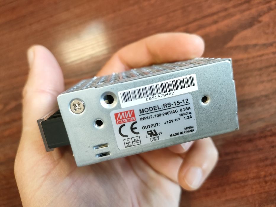 Zasilacz Mean Well RS-15-12 12V DC 1,3A 15W