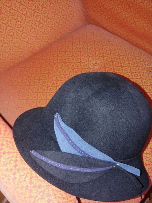 Шляпка фетровая. Винтаж