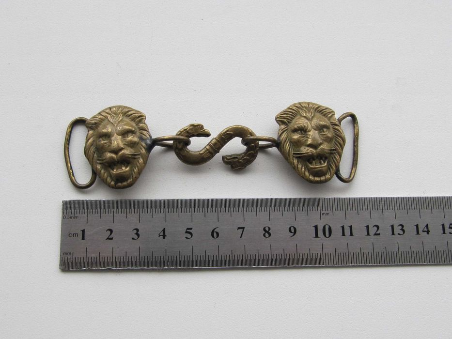 Пряжка от ремня для кортика ВМФ "Злые львы"