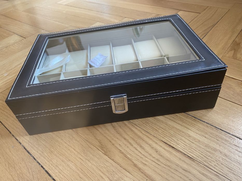 Pudelko etui organizer na 12 zegarkow