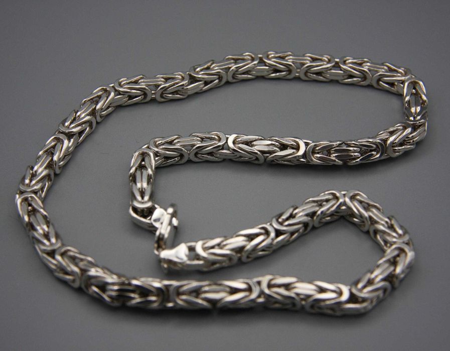 Łańcuch królewski srebro 925 159,65 gram.