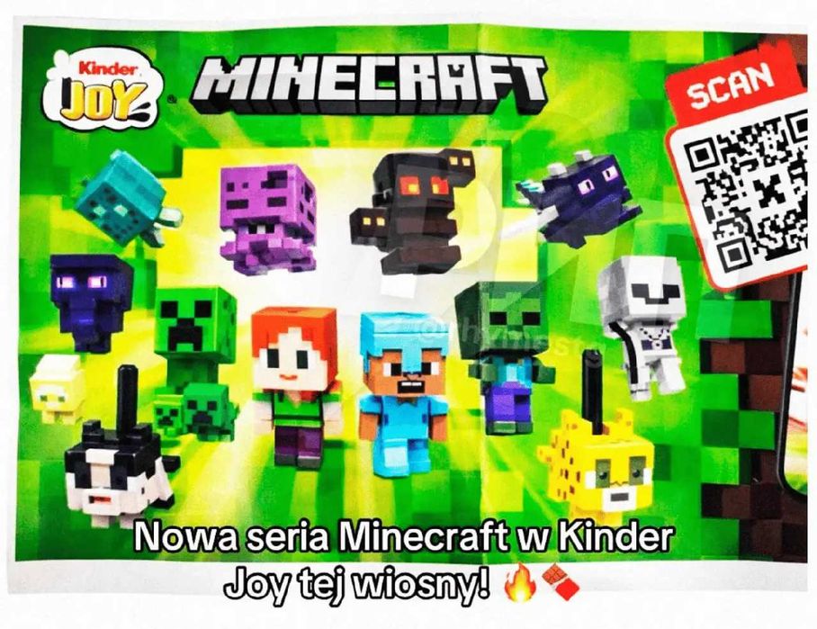 Шоколадне яйце Kinder Joy Minecraft 20г