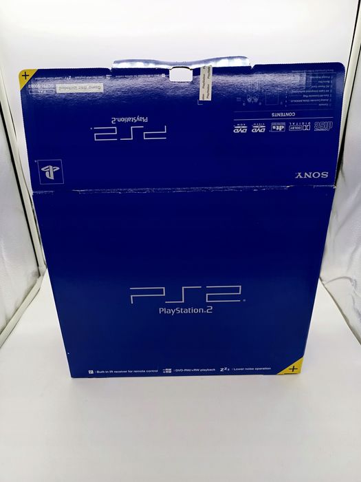 konsola playstation 2 fat + pad + double box + instrukcja