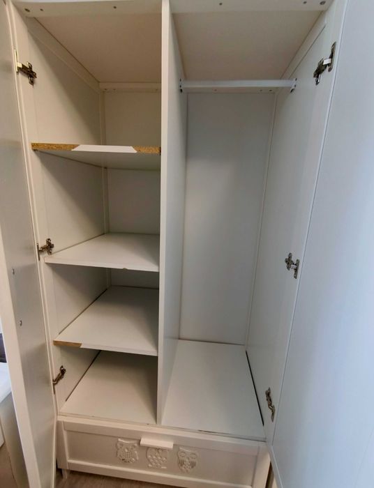 Szafa i komoda Klupś Marsell, zestaw dla dzieci