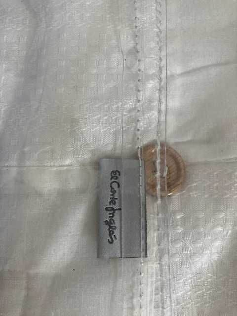 Saco de praia transparente c/ bolsa a condizer (Corte Inglês).