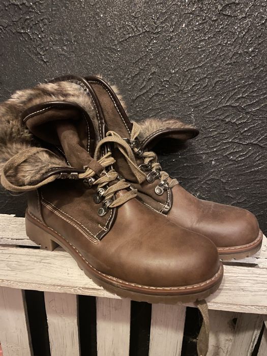 Buty ocieplane botki Clara Barson cieple z futerkiem 37