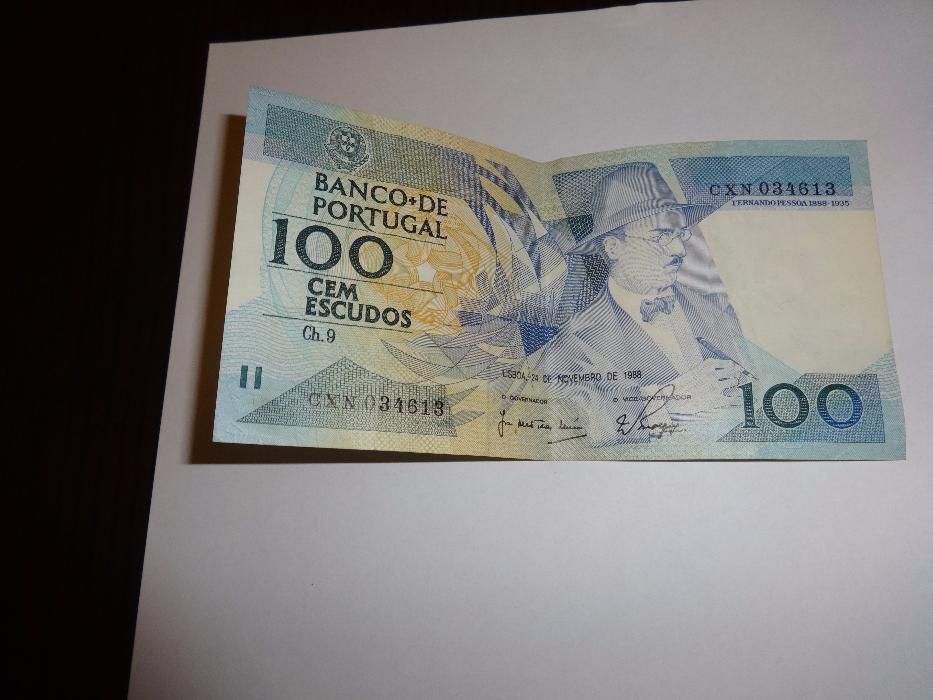 Notas 100$00 - Fernando Pessoa