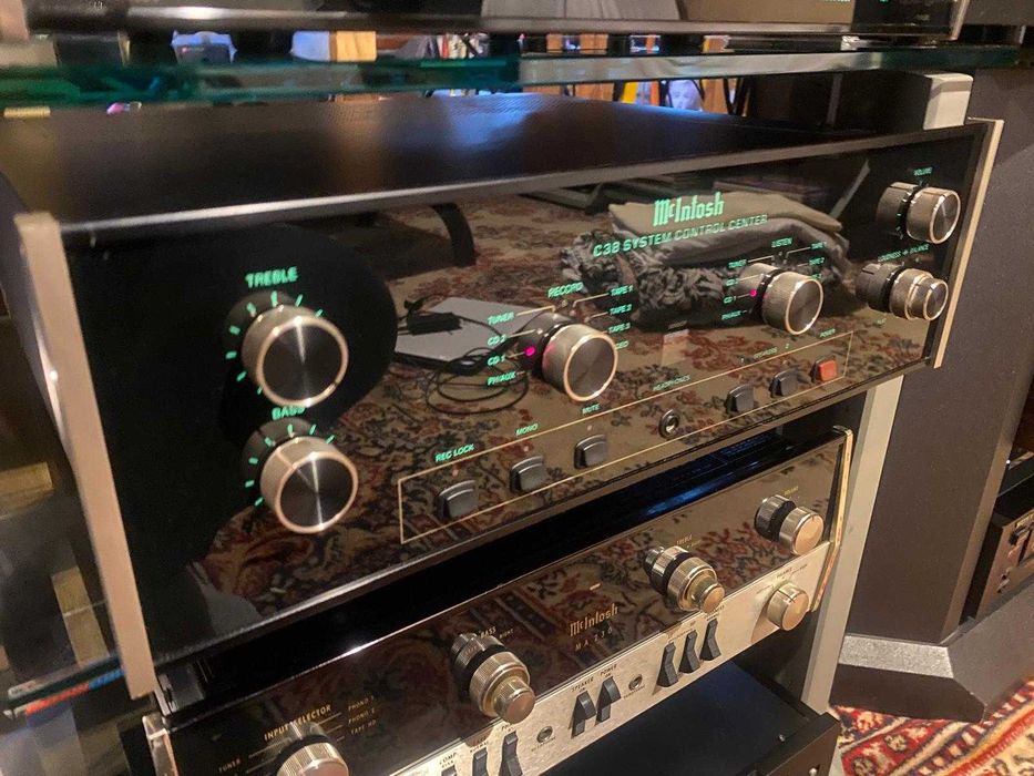 Zestaw stereo  McIntosch c38  Stax Elac z tweeter 4Pi