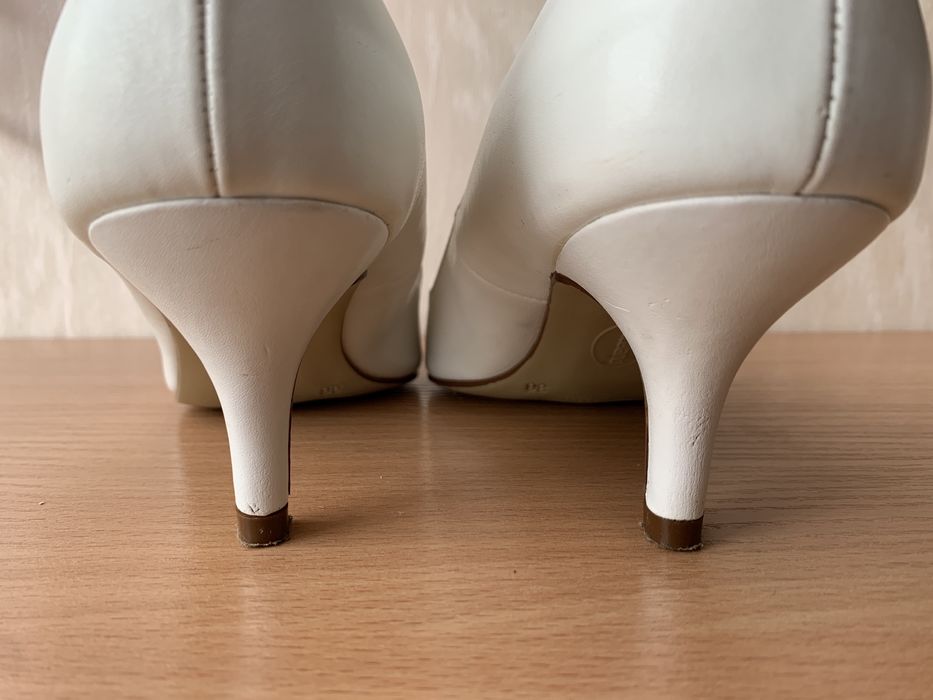 Białe buty ślubne buty na ślub