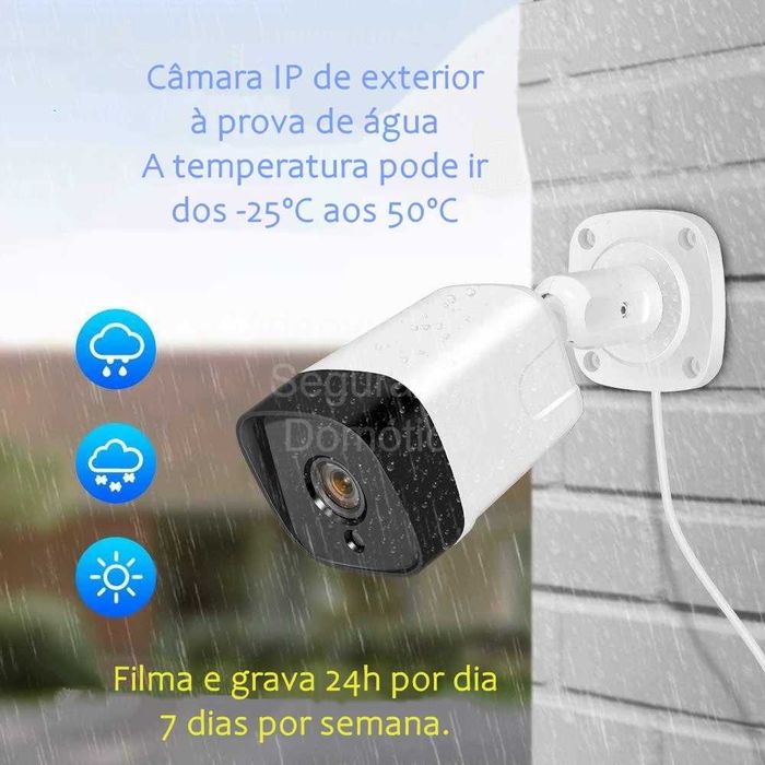 Conjunto NVR 8 Canais ‼️ 4 Câmaras ‼️ 3MP ‼️ PoE ‼️ Deteção Movimento