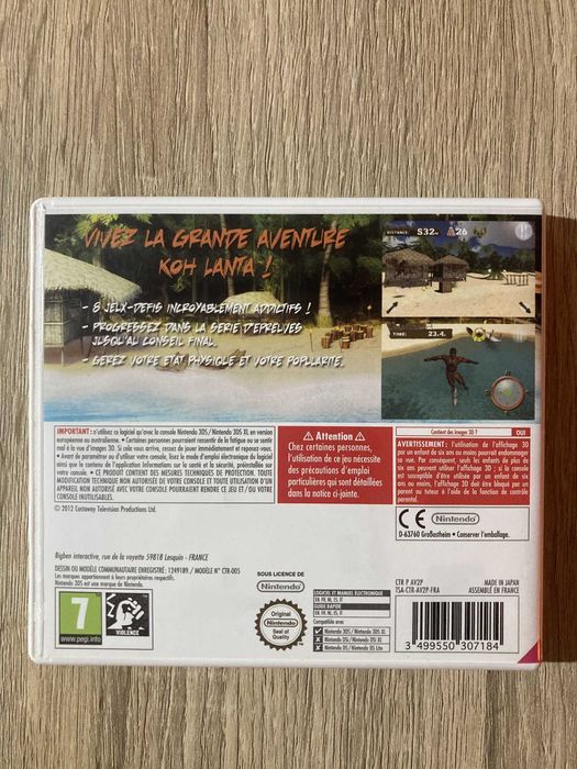 Koh-Lanta L´aventure de l´Extreme Nintendo 3DS