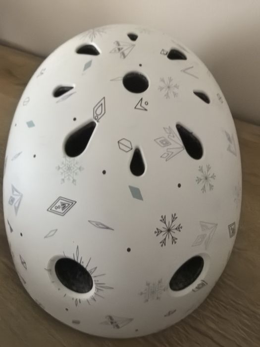 Kask rowerowy dla dziewczynki rozm 54-58cm