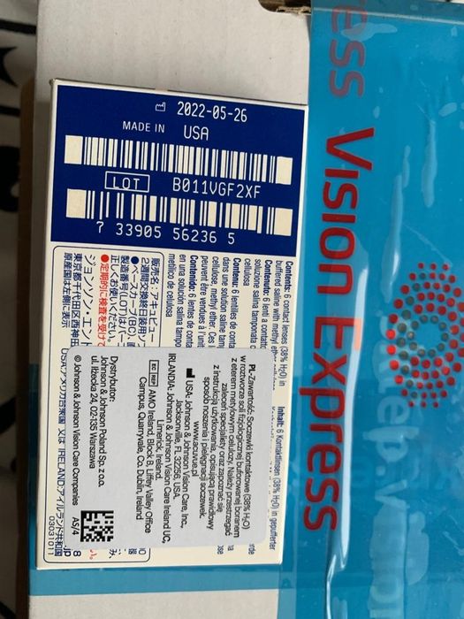 Soczewki Acuvue oasys