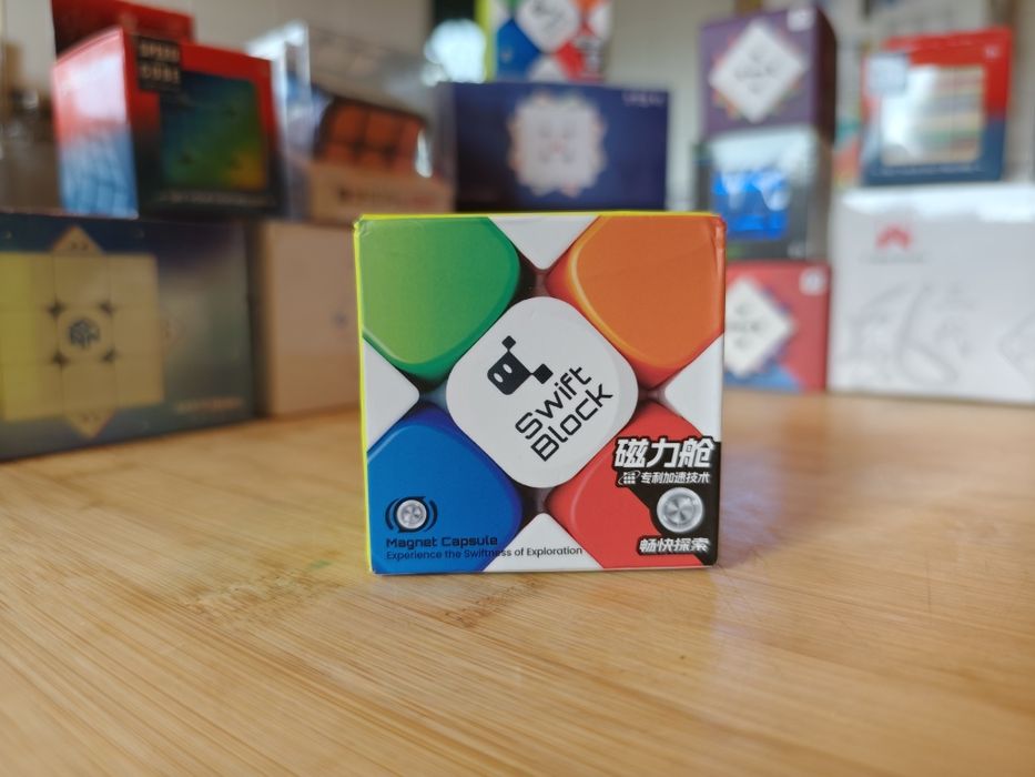 GAN Swift Block 3x3 Magnetic Magic Cube (New)64585181027075120