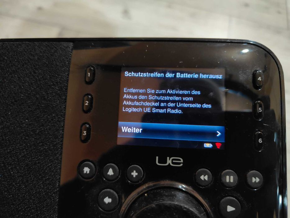 Radio internetowe Logitech UE + zasilacz radio Logitech