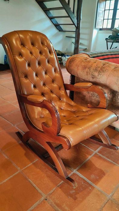 Cadeira vintage de baloiçar