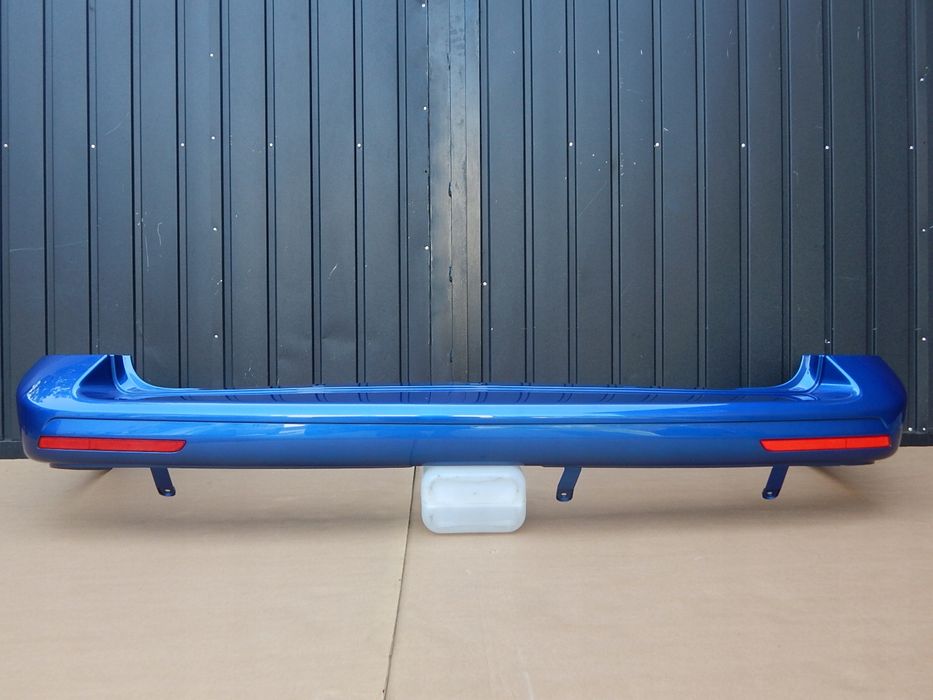 vw t5 lift t6 zderzak tył tylny la5w niebieski drzwi skrzydełka igła !