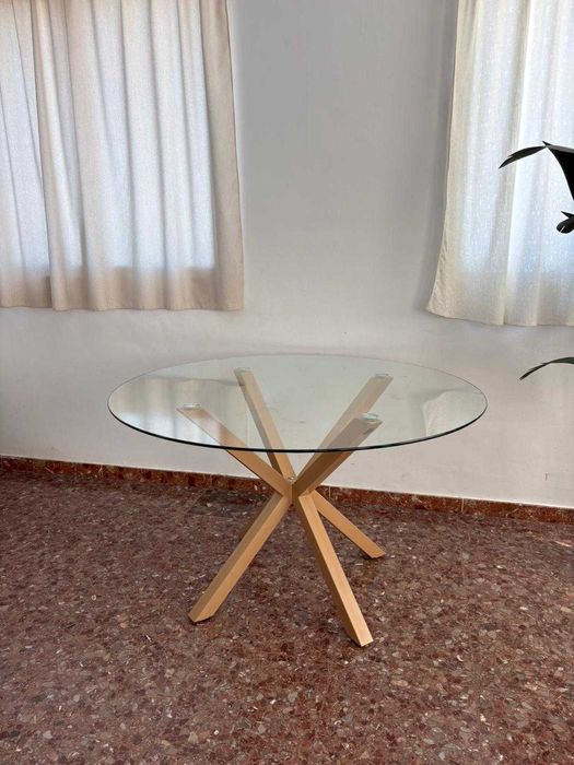 Mesa novo con 4 cadeiras branco - envio gratis