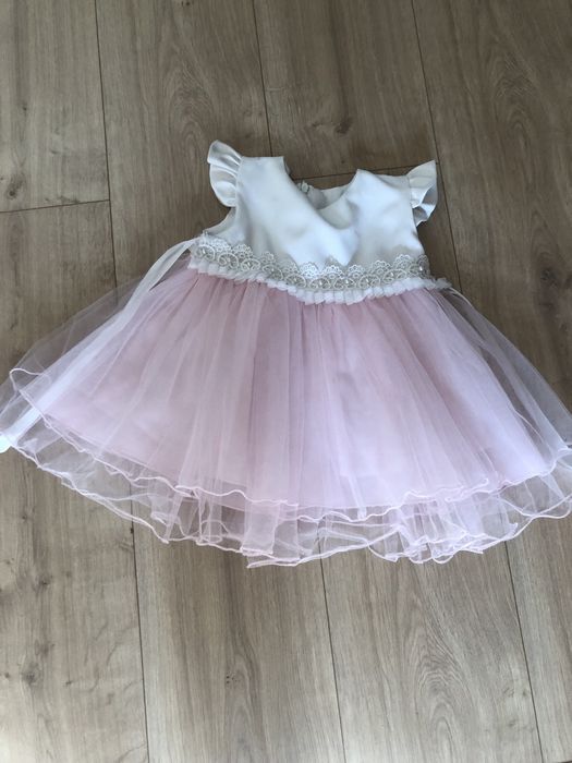 Sukienka dziewczynka na roczek chrzciny impreze