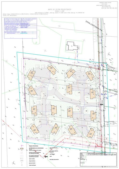 Gotowy projekt deweloperski – 15 domów jednorodzinnych, Młyniec Drugi