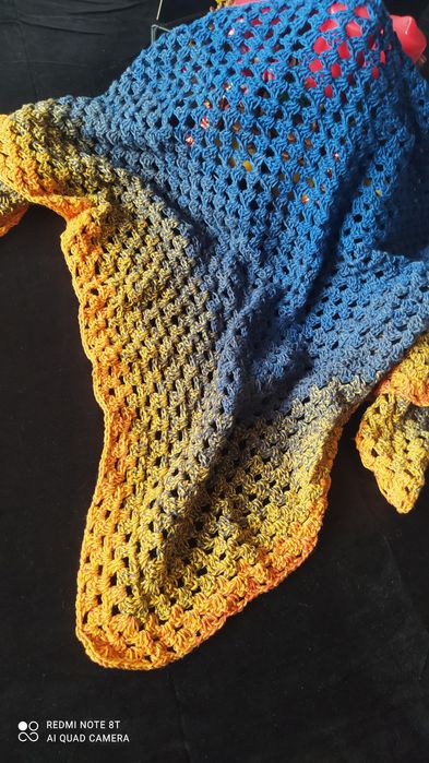 Chusta handmade szydełko nowa