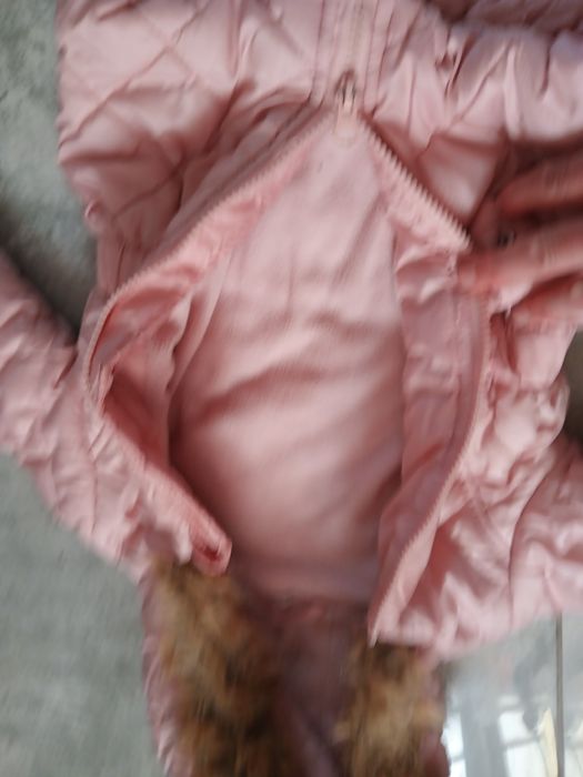 Kurtka zimowa na dziewczynkę na 80