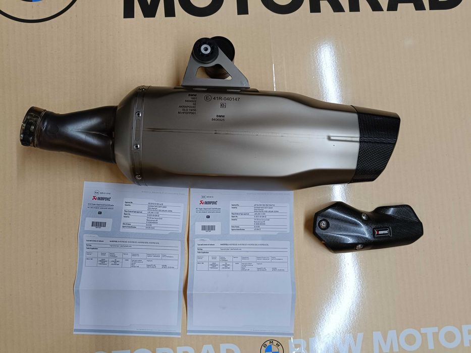 Ponteira Akrapovic BMW R1250 GS GSA Adventure - como NOVA