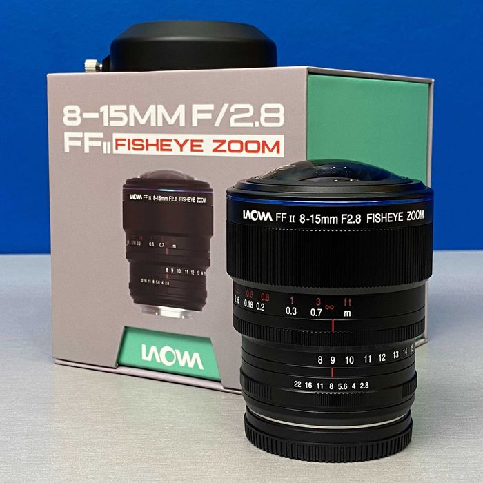 Laowa 8-15mm f/2.8 FF Fisheye | L-Mount | NOVA | 3 ANOS DE GARANTIA