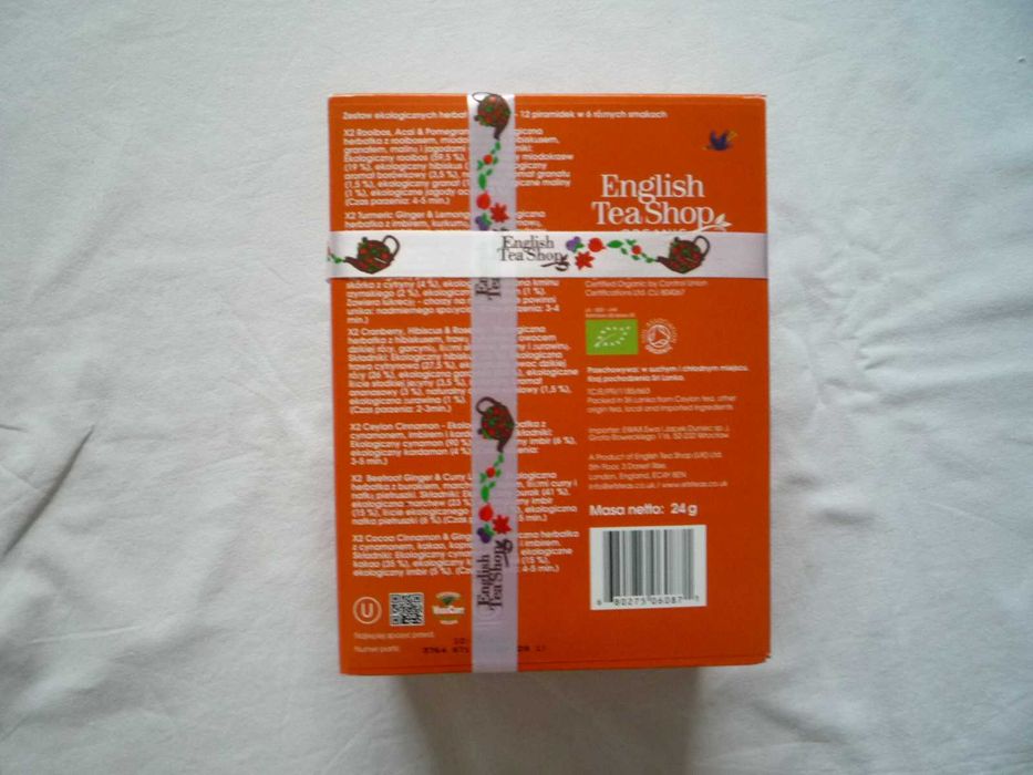 English Tea Shop Herbata Bio Super 12 piramidek