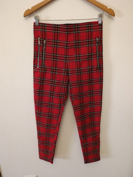 Calças tartan Zara S