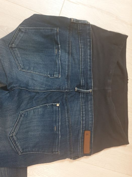 Spodnie ciążowe H&M r. 36 High rib Skinny