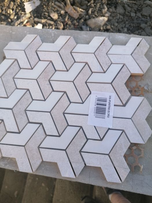 Płytki Ceramiczne dekoracyjne puntini ecru