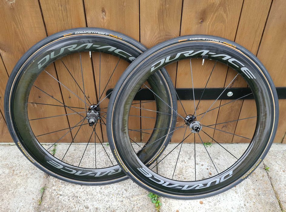 Koła Shimano Dura-Ace WH-R9100 C60 Szytka Continental ProLTd 28mm