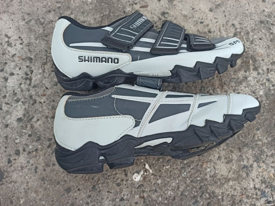 Велотуфлі Shimano spd 38р 24см з шипами sm-sh51