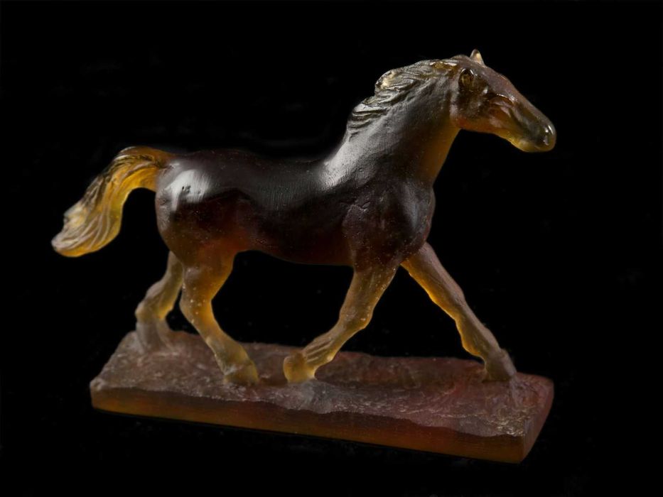 Jarra em forma de peixe em vidro