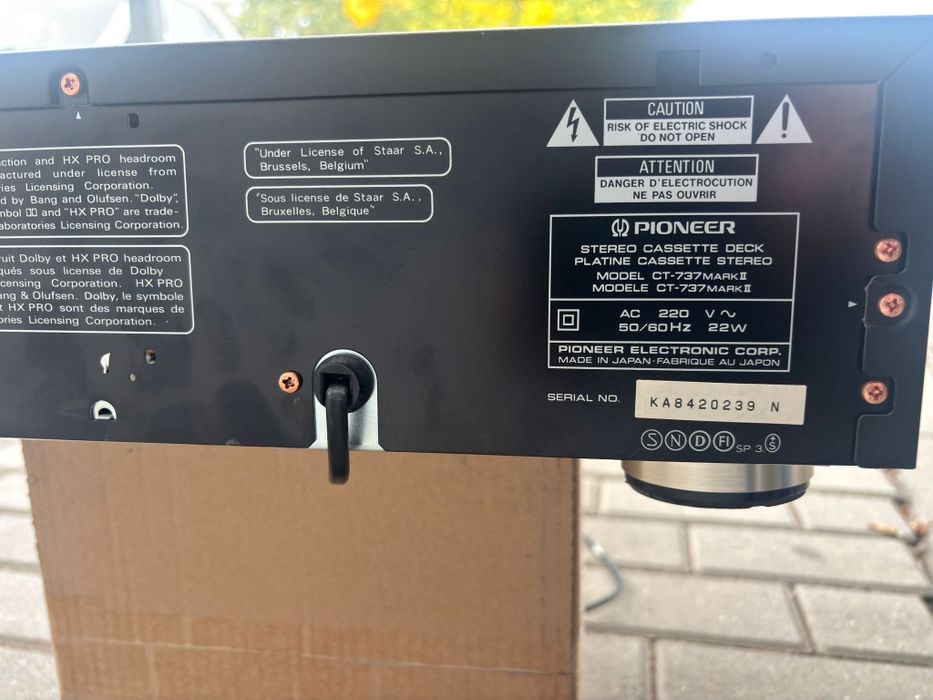 Pioneer ct-737 mk2