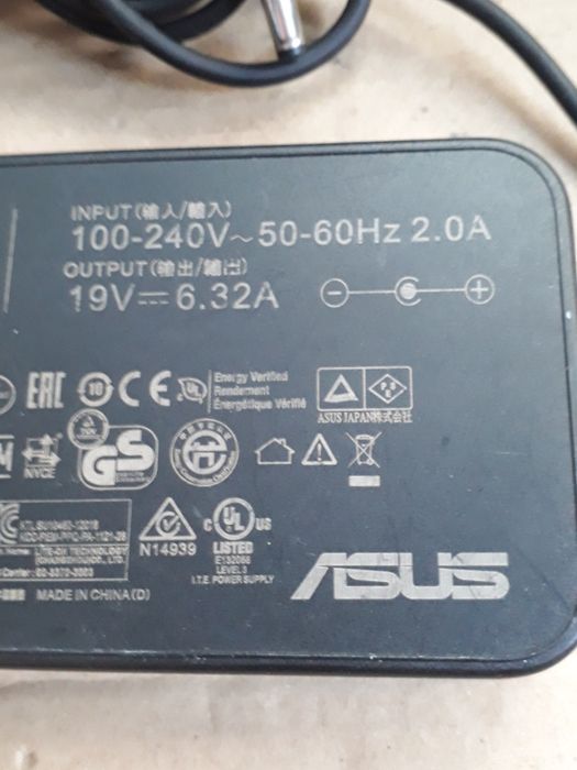 Зарядка для ноутбука H Asus 19.5v-6.32a (model PA-1121-28)